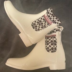 COACH rivington rain boots